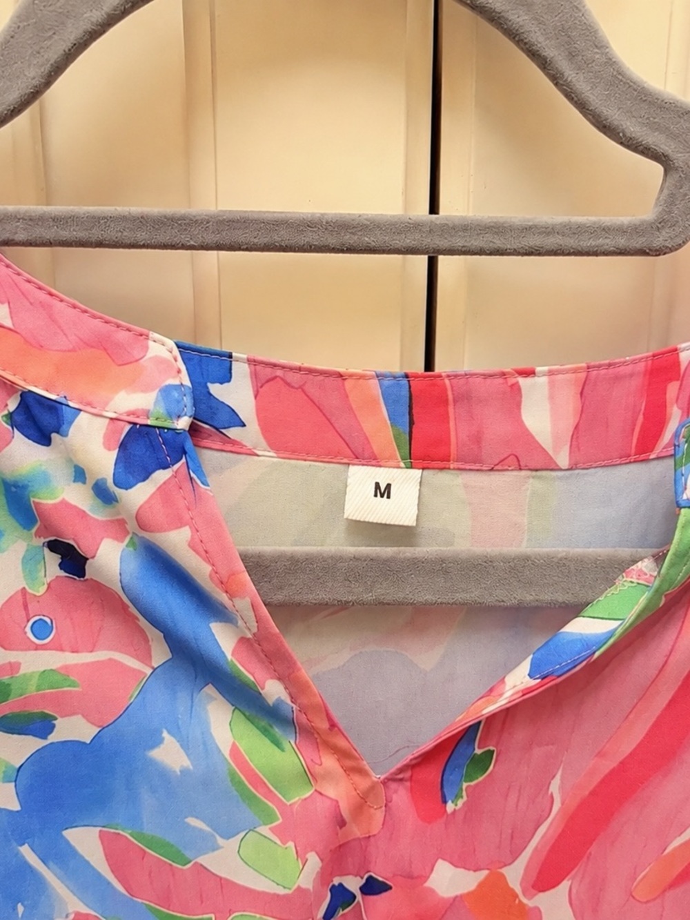 Max Studio Colorful Floral Blouse Size M